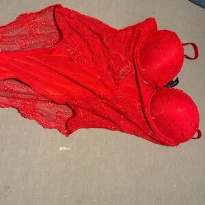 Red lingerie